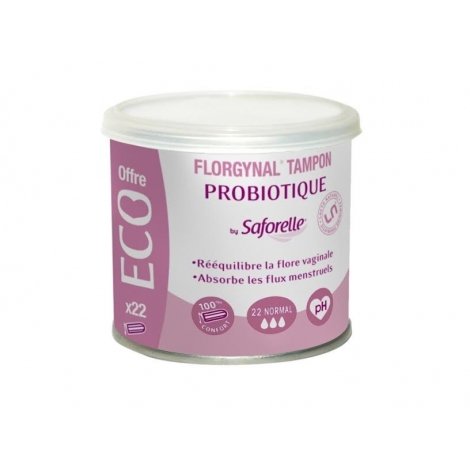 Saforelle Probiotique Florgynal x22 Tampons Normaux pas cher, discount
