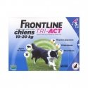 FRONTLINE Frontline Tri-Act Chiens 10 à 20 Kg x 3 Pipettes 2 ml - 1
