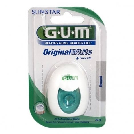 Gum Fil Dentaire Ciré Original White N°2040 30 mètres pas cher, discount