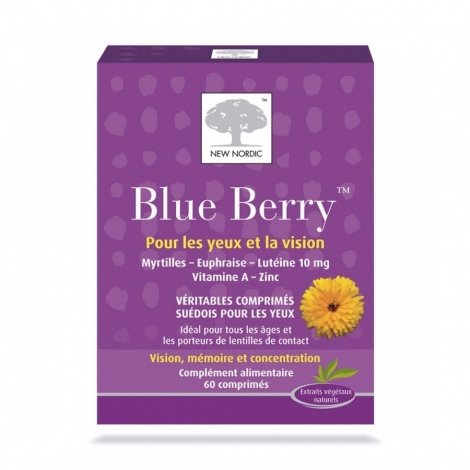 New Nordic Blue Berry Eyebright 60 comprimés pas cher, discount