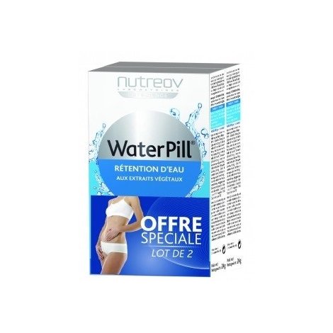 Nutreov WaterPill Anti-Retention d'Eau Offre Spéciale Lot de 2x30 Comprimés pas cher, discount