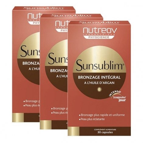 Nutreov Sunsublim Bronzage Intégral 1 Boîte Offerte Lot de 3x30capsules pas cher, discount