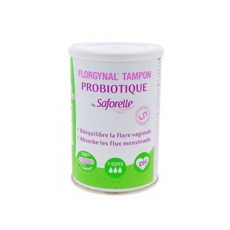 Saforelle Probiotique Florgynal x9 Tampons Super pas cher, discount