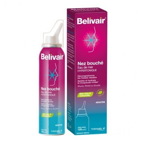 Belivair Nez bouché Spray Nasal Hypertonique 125ml pas cher, discount