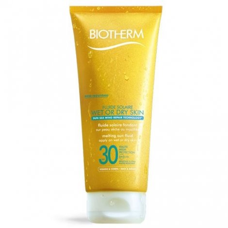 Biotherm Fluide Solaire Wet or Dry SPF 30 200ml pas cher, discount