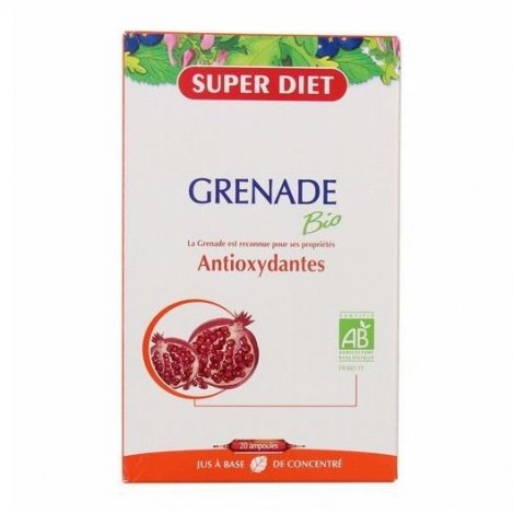 Superdiet Grenade Bio Antioxydantes 20 Ampoules pas cher, discount