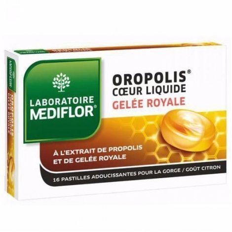Mediflor Oropolis Adoucissant Gorge Gelée Royale Citron 16 Pastilles pas cher, discount