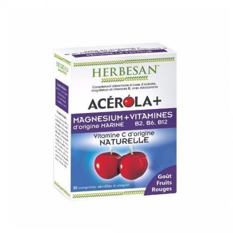 Herbesan Acérola+ 30 Comprimés pas cher, discount
