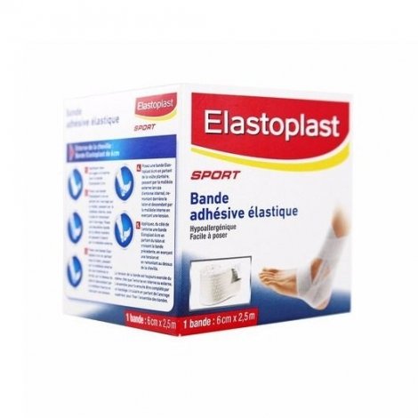 Elastoplast Sport Bande Adhésive Elastique 6cm x 2,5m pas cher, discount