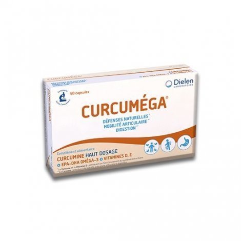 Dielen Curcuméga Digestion, Mobilité Articulaire et Immunité 60 capsules pas cher, discount
