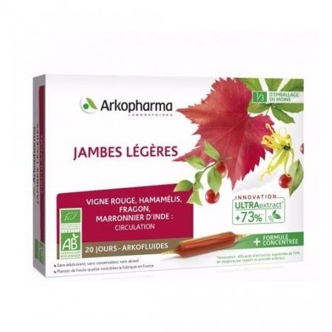 Arkopharma Arkofluides Jambes Légères 20 x 10ml pas cher, discount