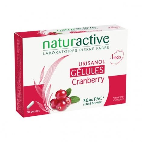 NaturActive Urisanol Cranberry 1 mois 30 Gélules pas cher, discount