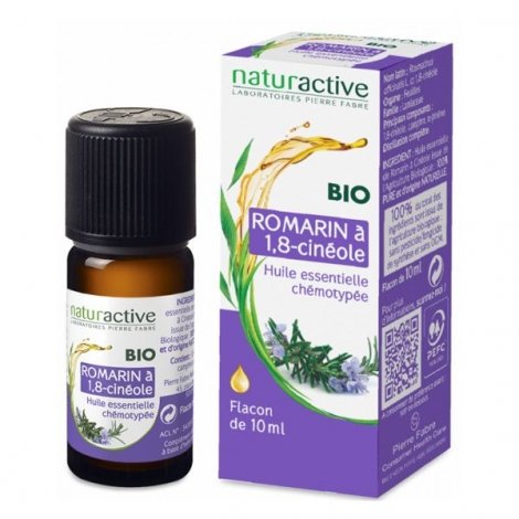 NaturActive Huile Essentielle Bio Romarin Officcinal à 1,8-cinéole 10 ml pas cher, discount
