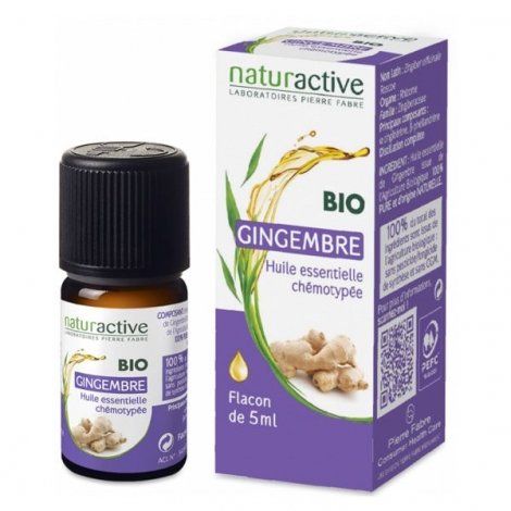NaturActive Huile Essentielle Bio Gingembre 5 ml pas cher, discount
