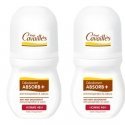 Roge Cavailles Homme Déo Absorb + 48h Roll On 2x50ml