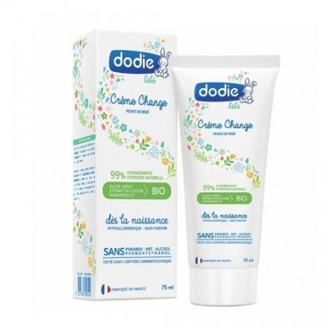 Dodie Crème Change Bébé Sans Parfum 75ml pas cher, discount