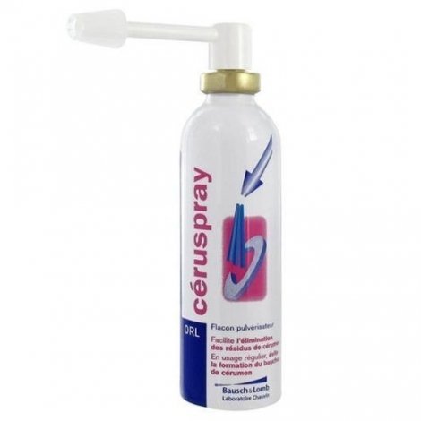 Bausch + Lomb Céruspray Solution Auriculaire Anti-Cérumen 50ml pas cher, discount