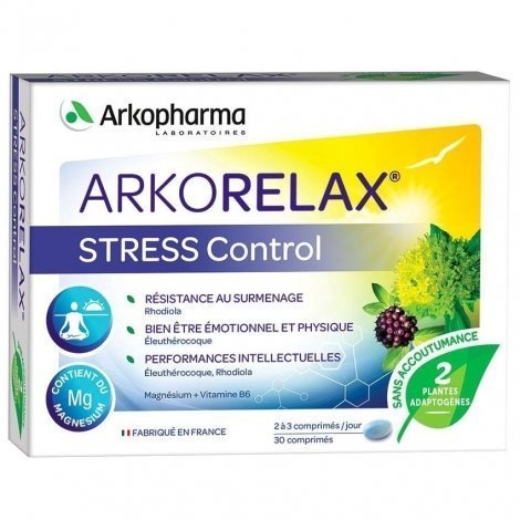 Arkopharma Arkorelax Stress Control 30 comp pas cher, discount