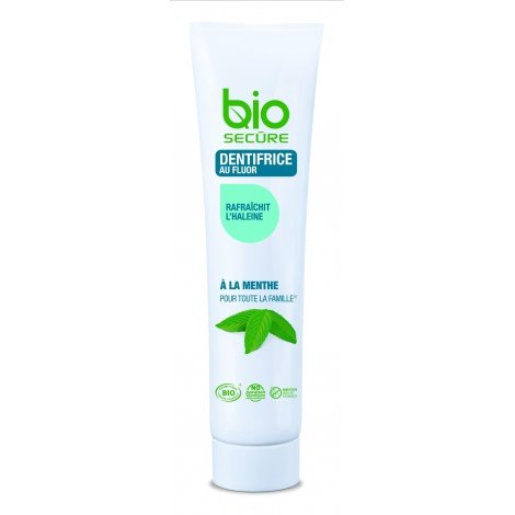 Bio secure dentifrice fluor menthe tube 75ml pas cher, discount