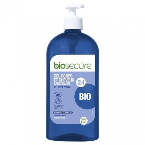 Bio Secure Gel Corps-Cheveux sans savon 730ml pas cher, discount