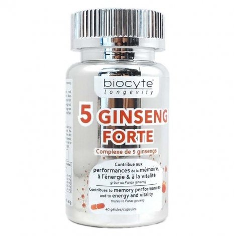 Biocyte 5 Ginseng Forte Caps 40 pas cher, discount