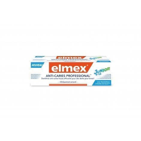 Elmex dentifrice junior anti-caries professional 75ml pas cher, discount