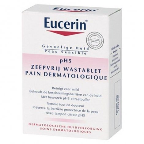 Eucerin Ph5 pain dermatologique sans savon 100g pas cher, discount