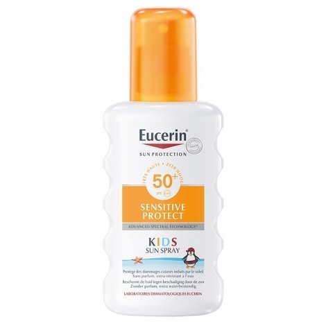 Eucerin Sun Sensitive Protect Kids Spray SPF50+ 200ml pas cher, discount