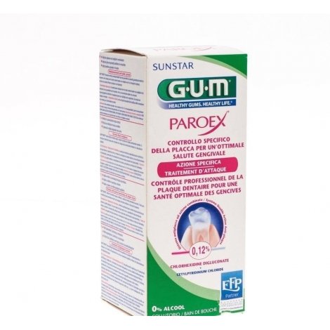 Gum paroex bain de bouche - 0,12% chx -300 ml 1784 pas cher, discount
