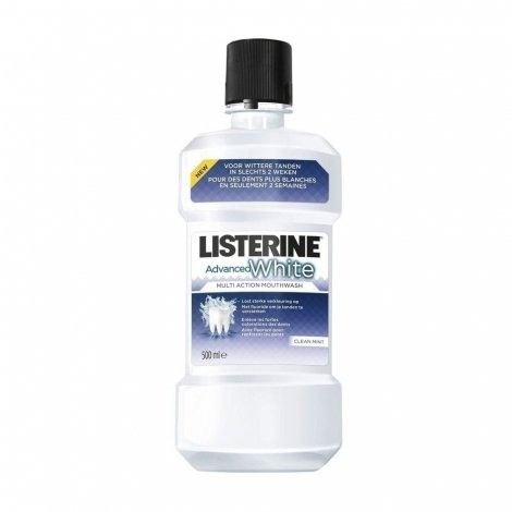 Listerine Advanced White Eau Buccale 500ml pas cher, discount