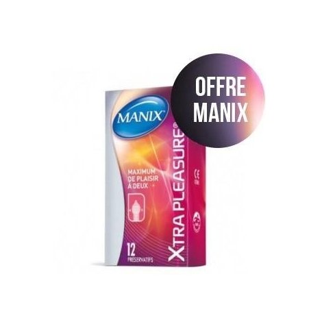 MANIX Xtra Pleasure bte 12 pas cher, discount