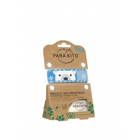 Parakito Bracelet anti-moustiques Enfant Polar bear pas cher, discount