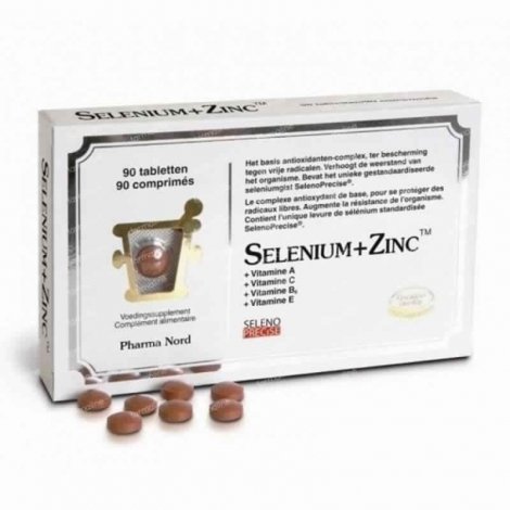 Pharma Nord Selenium + Zinc 90 comp pas cher, discount