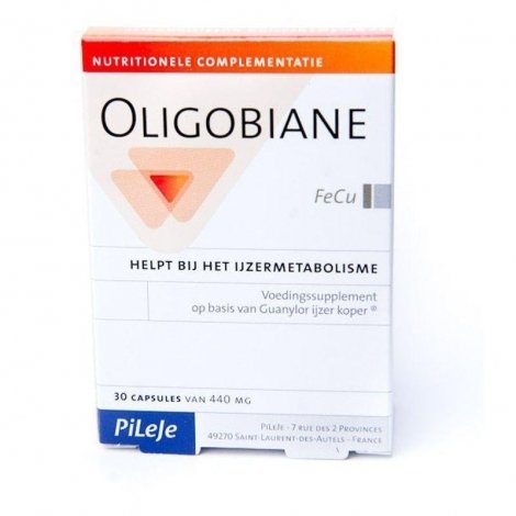 Pileje Oligobiane FeCu gélules 30x440mg pas cher, discount