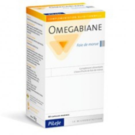 Pileje Omegabiane Foie de Morue 80 capsules pas cher, discount
