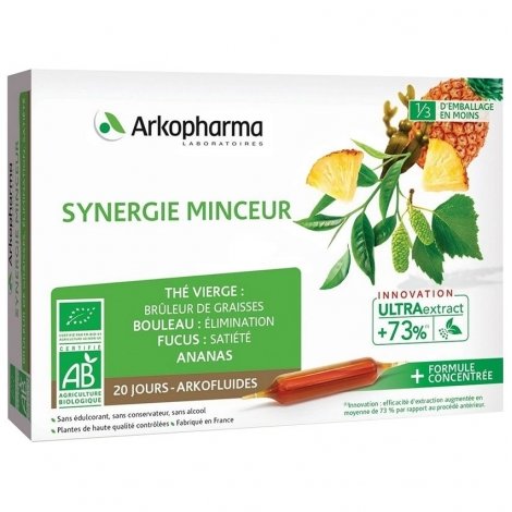 Arkofluide Synergie Minceur Bio Amp 20 pas cher, discount