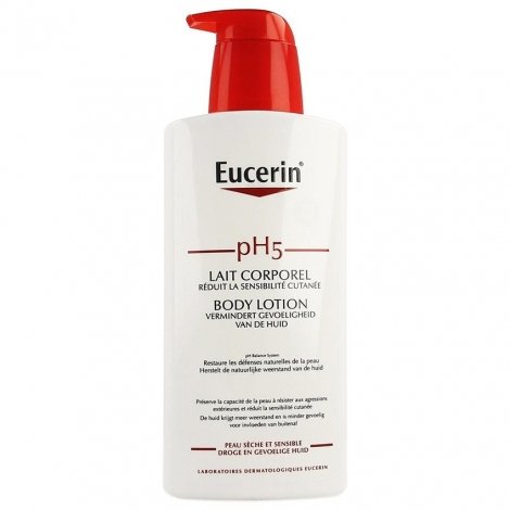 Eucerin Ph5 Peau Sensible Body Lotion + Pompe 400ml pas cher, discount