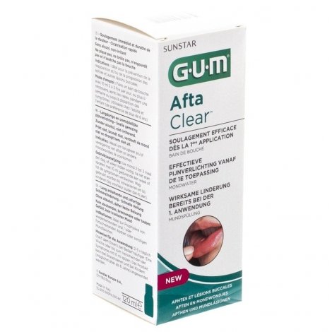 Gum Aftaclear Bain Bouche 120ml pas cher, discount