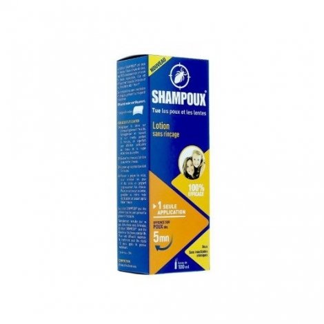 Shampoux Lotion Sans Rinçage Anti-Poux Et Lentes 100ml pas cher, discount