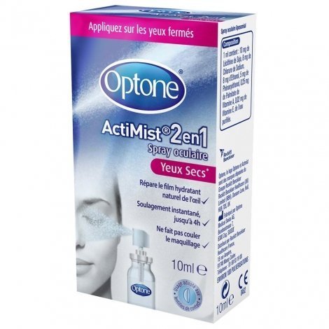 Optone ActiMist Spray Yeux Secs 10 ml pas cher, discount