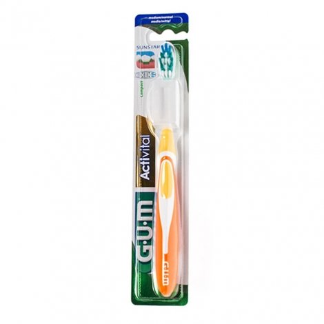 Gum Activital Brosse A Dents Medium 583 - Couleur Variable pas cher, discount
