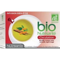 Nutrisante Infusion bio : Circulation x20 sachets