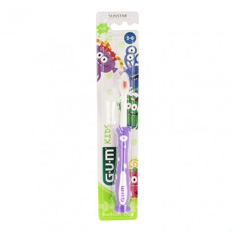 Gum Kids Brosse A Dents 3-6 Ans R901 - Couleurs Variables pas cher, discount