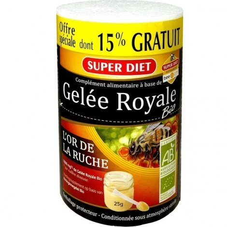 Super Diet Gelée Royale Bio 25g Offre Spéciale 15% GRATUIT pas cher, discount