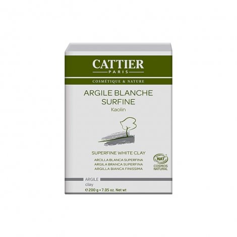 Cattier Argile Blanche Surfine 200g pas cher, discount