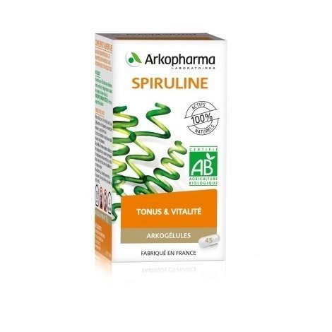 Arkogélules Spiruline Bio 45 gélules pas cher, discount