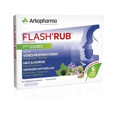 Arkopharma Flash Rub Comprimé 1ers signes 15 comprimés pas cher, discount