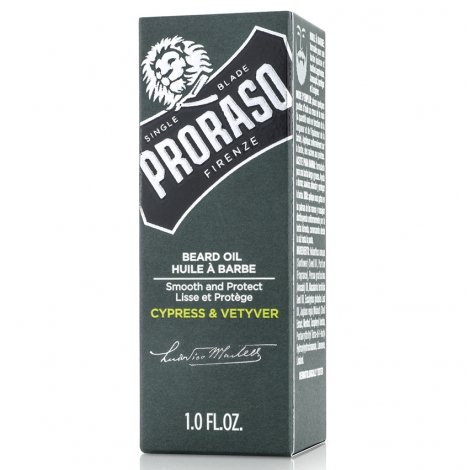 Proraso Huile à Barbe Cypress and Vetyver 30ml pas cher, discount