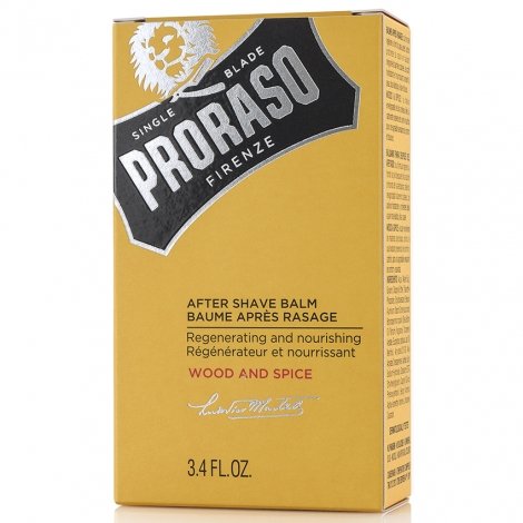 Proraso Baume Après-Rasage Wood and Spice 100ml pas cher, discount