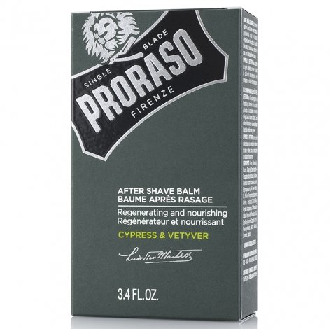 Proraso Baume Après-Rasage Cypress and Vetyver 100ml pas cher, discount